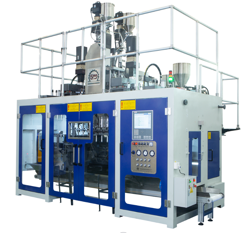 NIKE水壺全自動模內貼標吹塑機